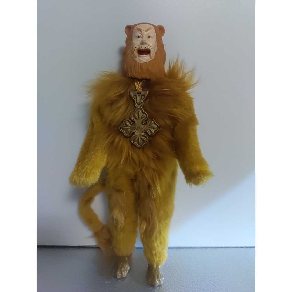 WIZARD OF OZ THE COWARDLY LION 12" Doll Action Figure 1981 Toy Time Inc.